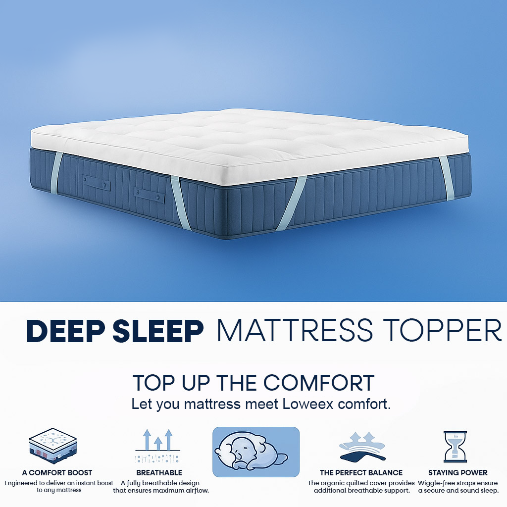Hotel Quality Mattress Topper 10 cm Deep Thick