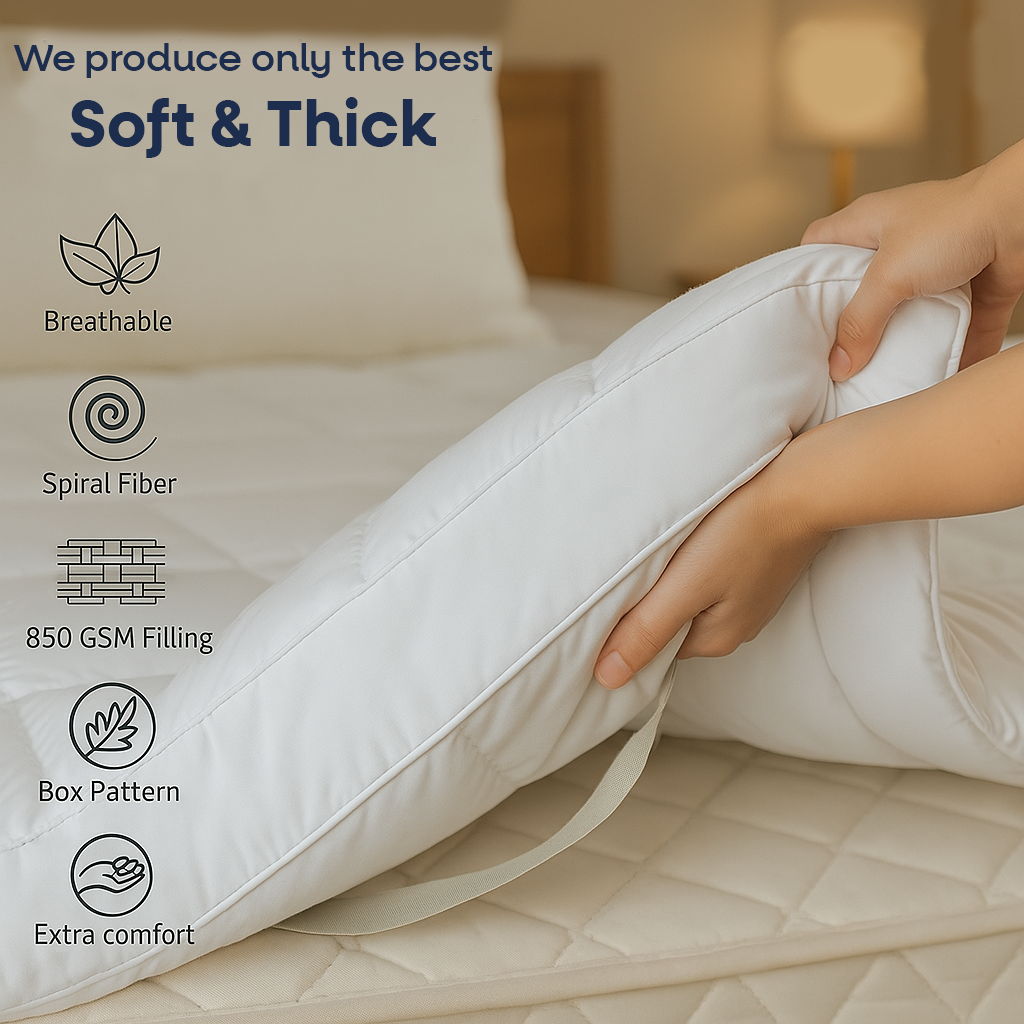 Hotel Quality Mattress Topper 10 cm Deep Thick