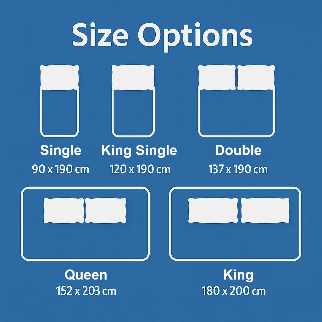 Hotel Quality Mattress Topper 10 cm Deep Thick