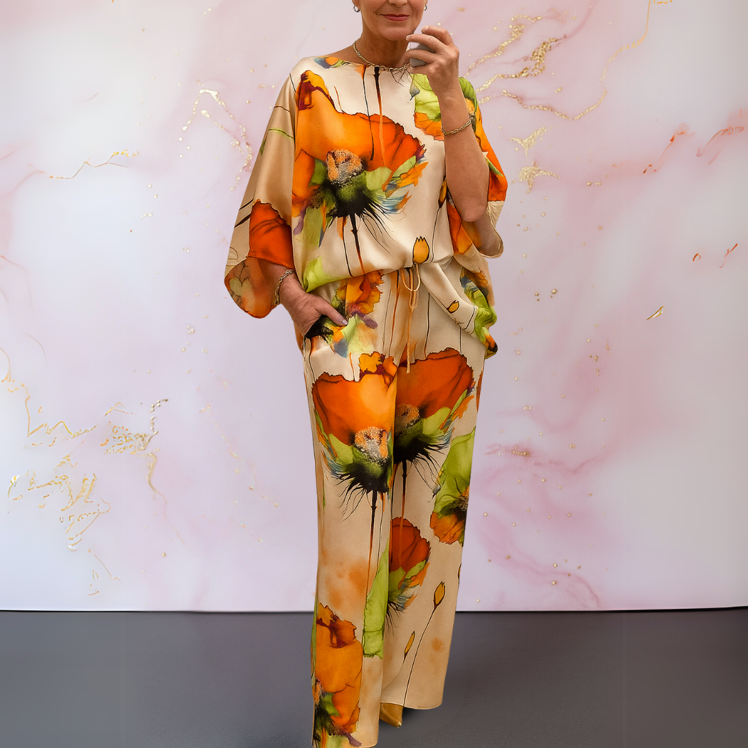 Liberty™|Satin Two-Piece Women's Set