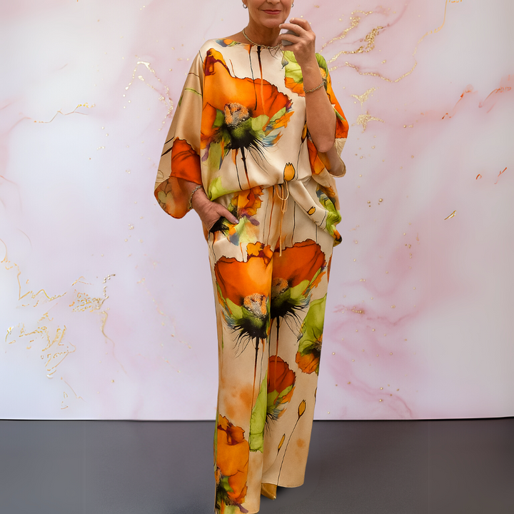 Liberty™|Satin Two-Piece Women's Set