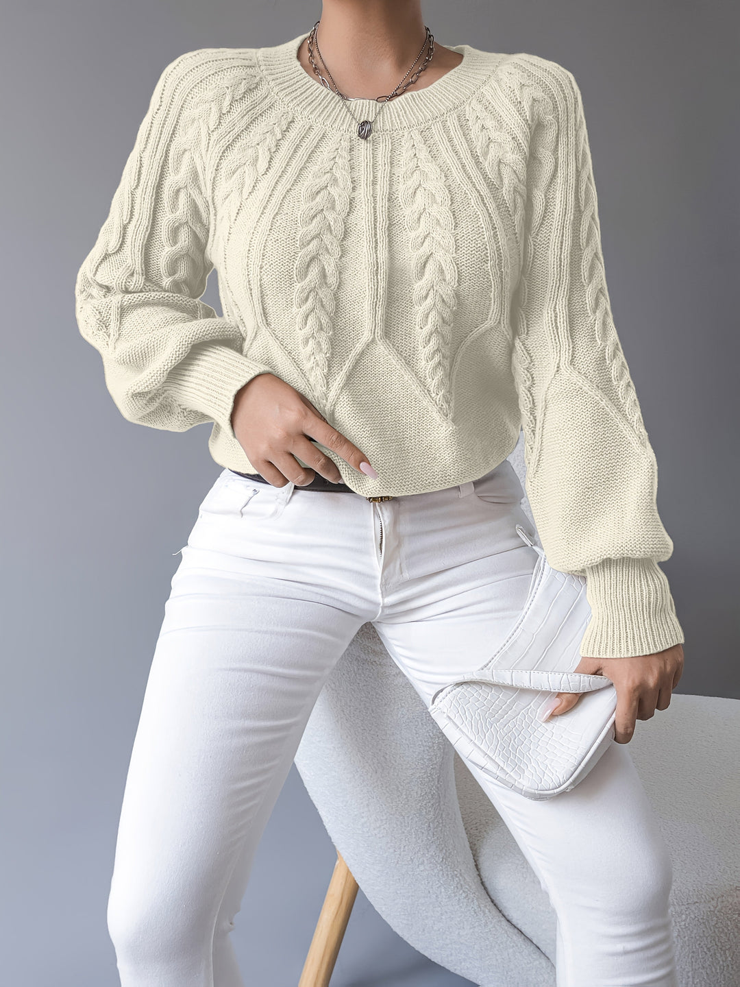 Elsie | Cable-Knit Textured Sweater