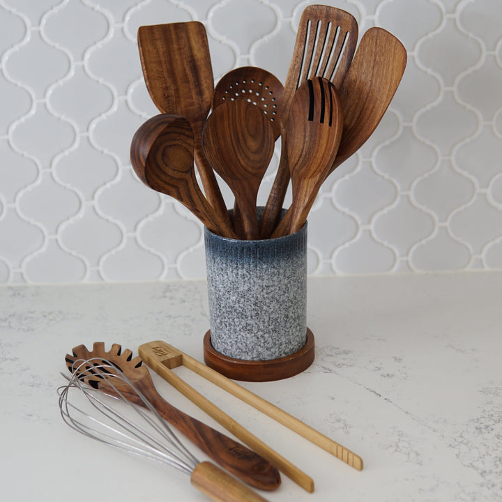 Teak Wooden Utensil Set