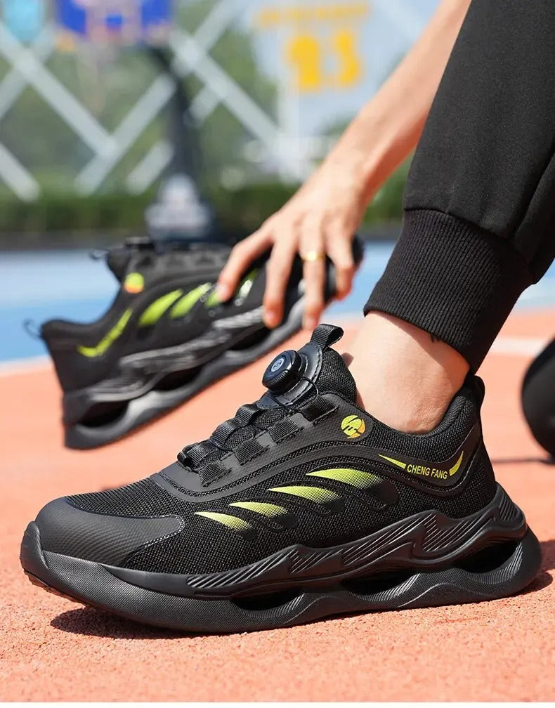 Robust Safety Shoes – Rotating Buckle Closure | Quality & Comfort Guaranteed