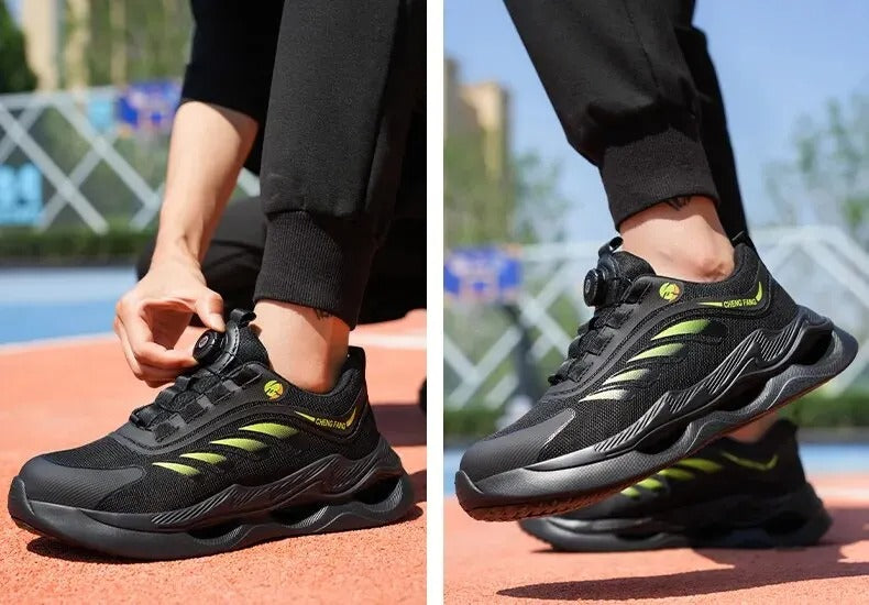 Robust Safety Shoes – Rotating Buckle Closure | Quality & Comfort Guaranteed