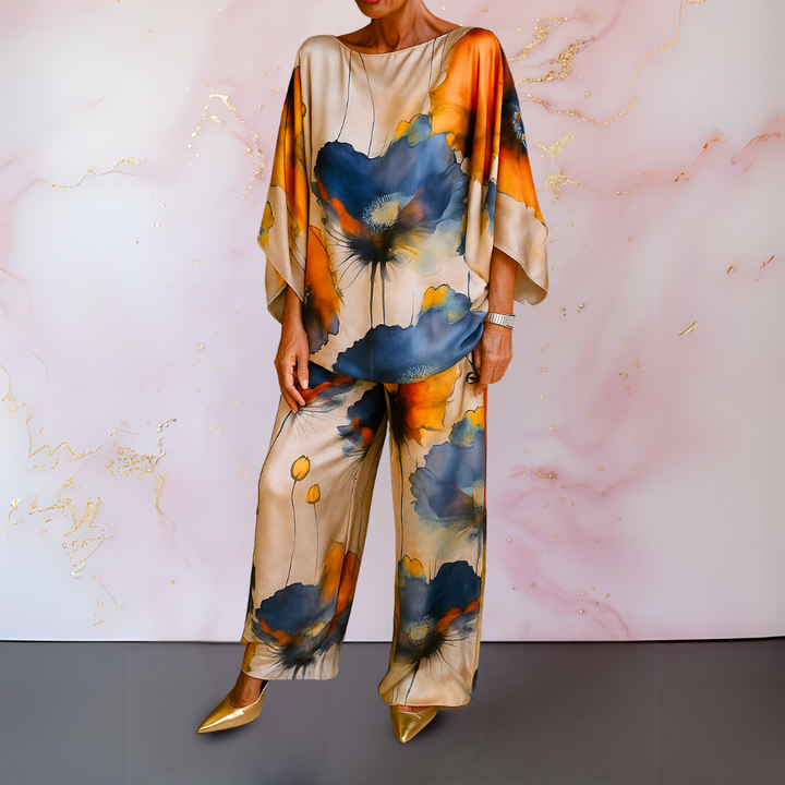 Liberty™|Satin Two-Piece Women's Set