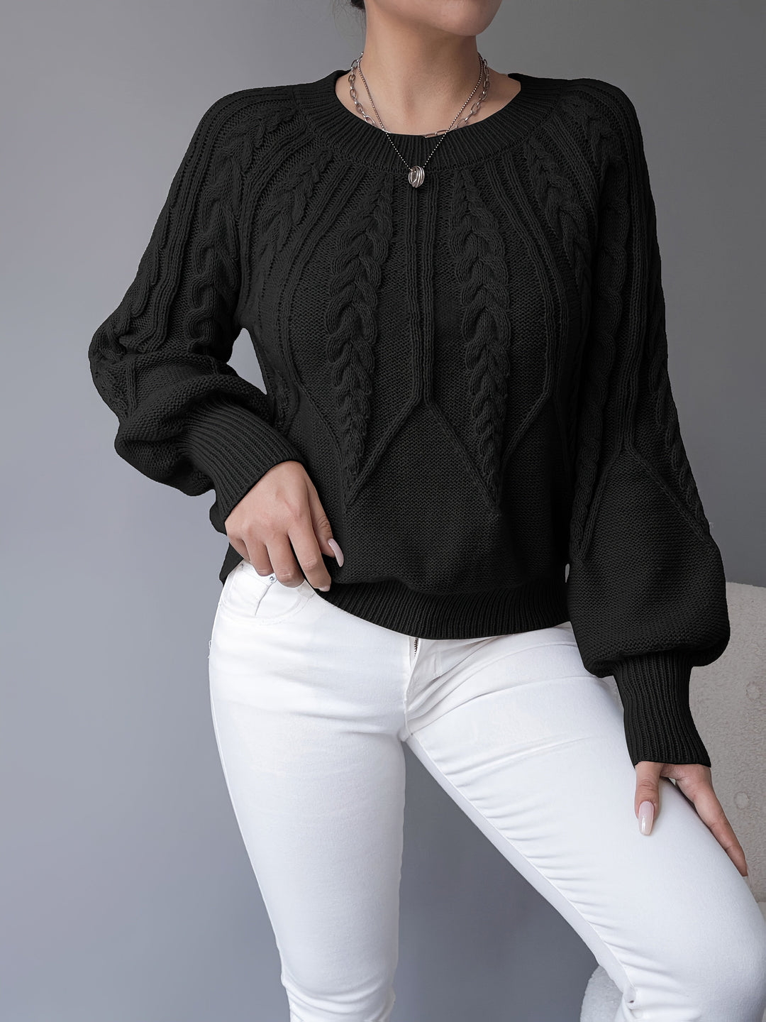 Elsie | Cable-Knit Textured Sweater