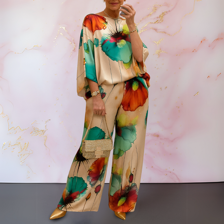 Liberty™|Satin Two-Piece Women's Set