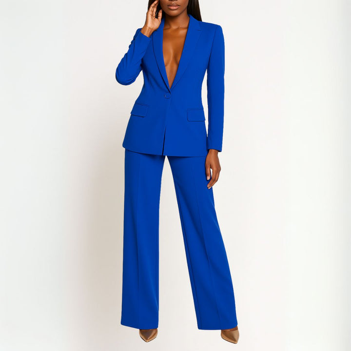 Clara | Chic Formal Suit Set with Tailored Long Blazer for Women