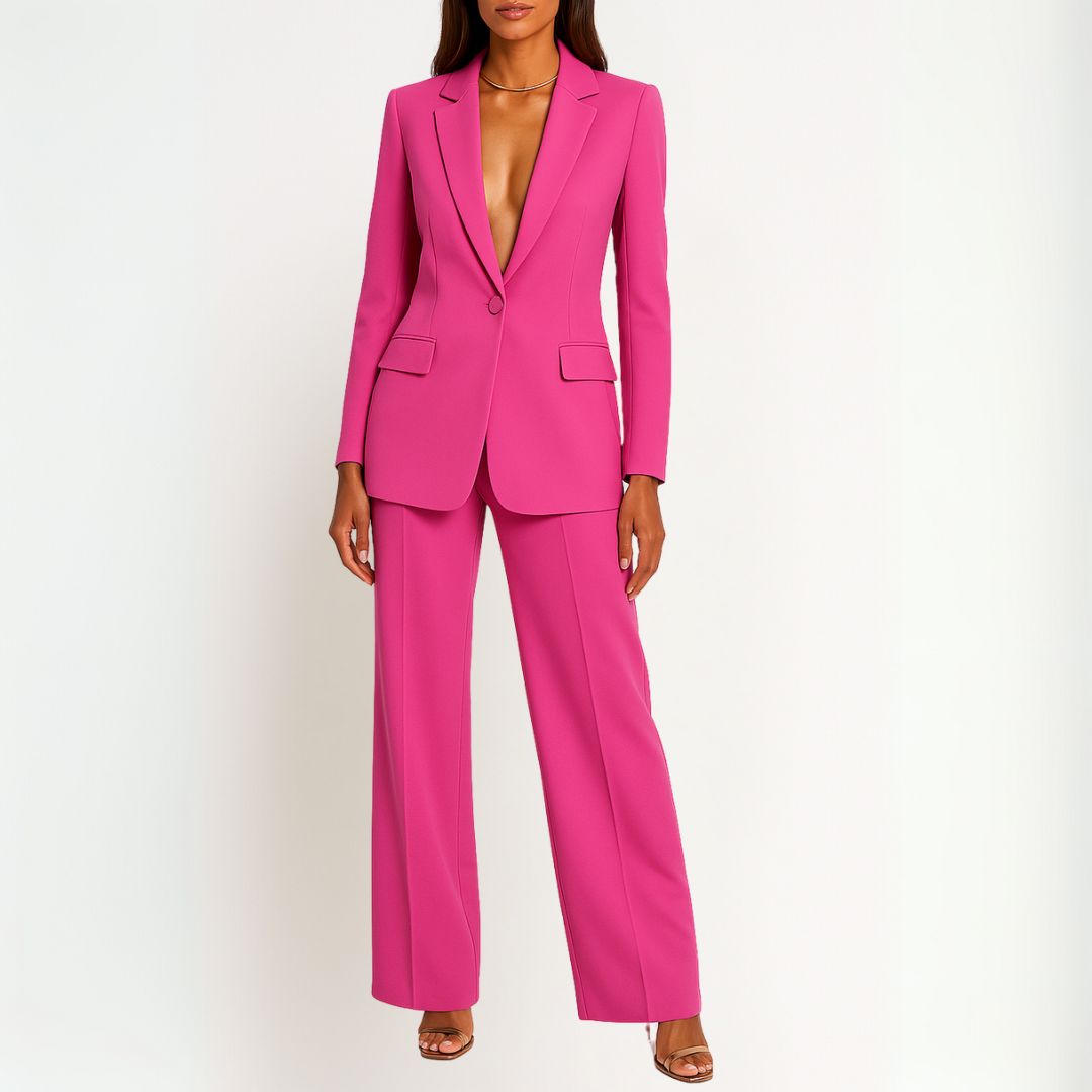 Clara | Chic Formal Suit Set with Tailored Long Blazer for Women