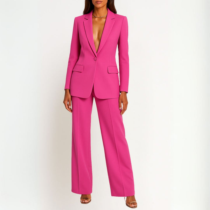 Clara | Chic Formal Suit Set with Tailored Long Blazer for Women