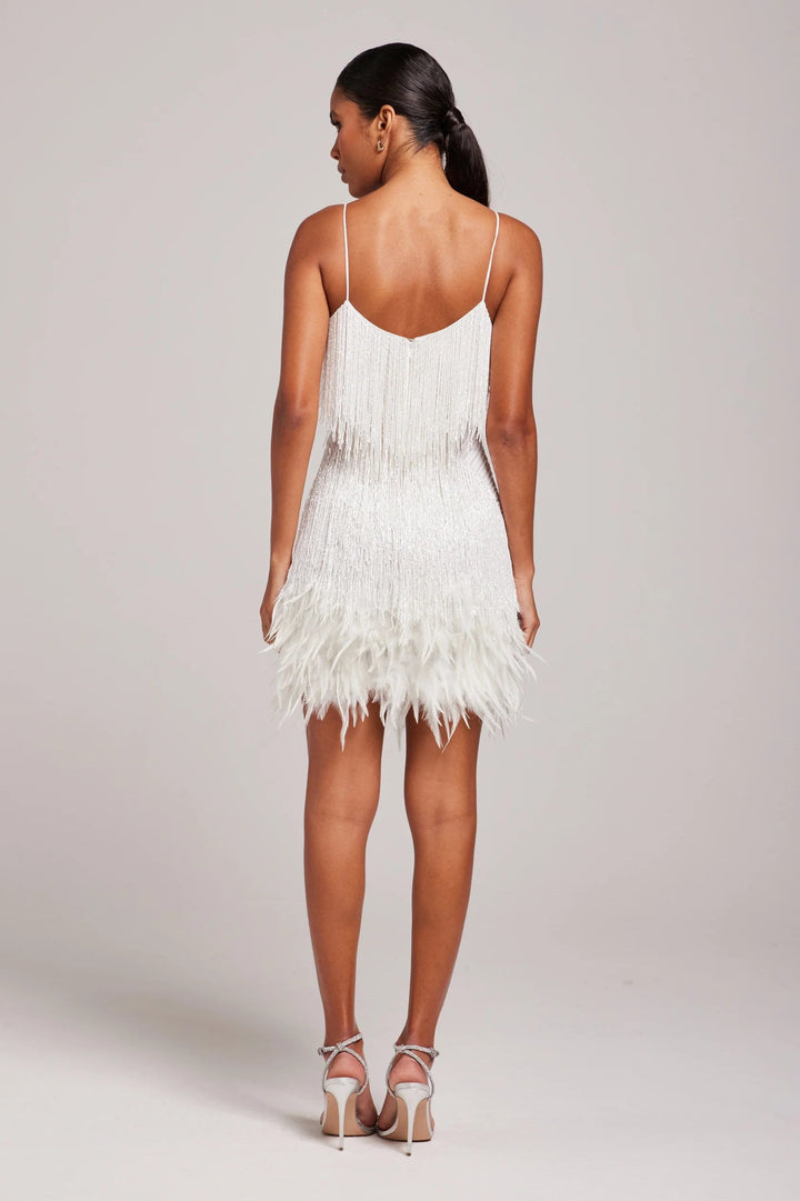 Brielle | Feather Mini Dress