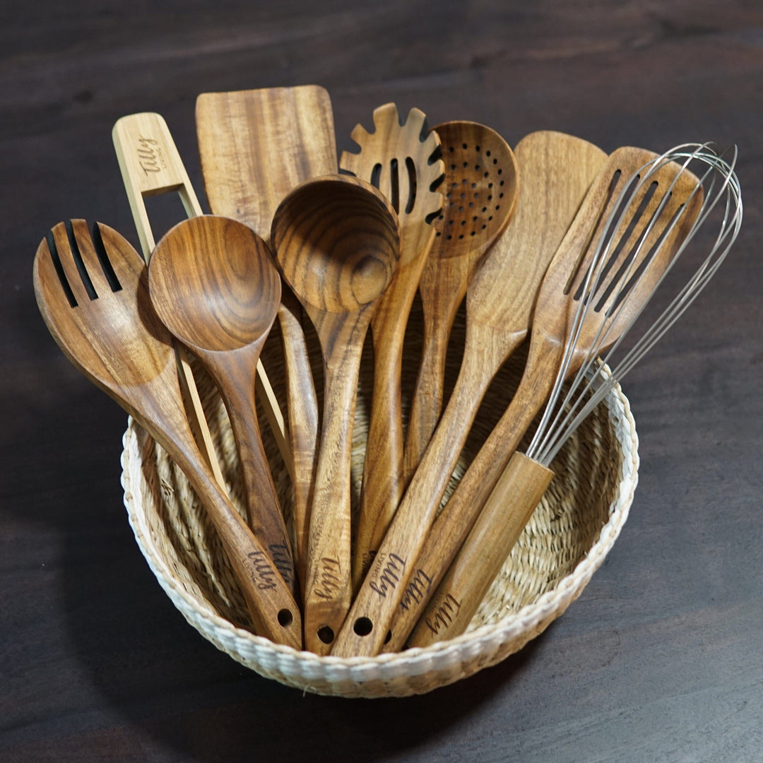 Teak Wooden Utensil Set