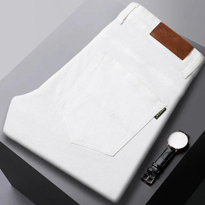 Men’s Casual Chino Pants Straight Fit Office Work Trousers