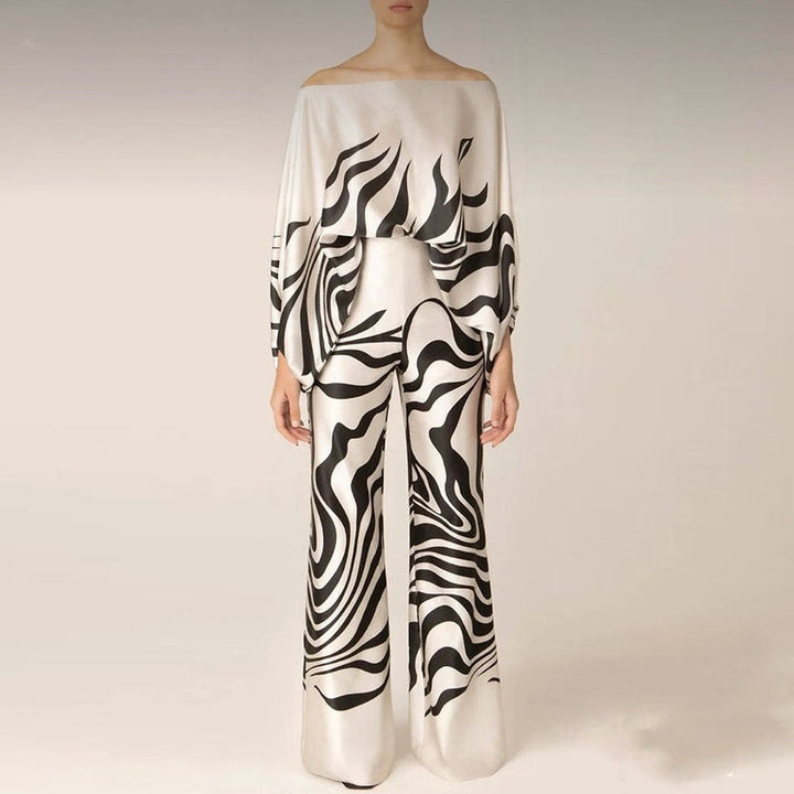 Luxurious Silk Blouse and Pants Set - Ultra Comfortable