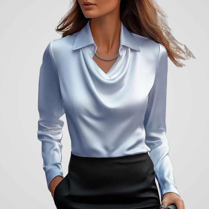 Malvina | Elegant Satin Blouse