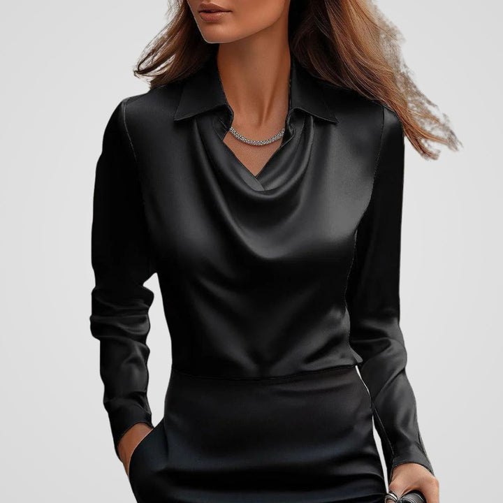 Malvina | Elegant Satin Blouse