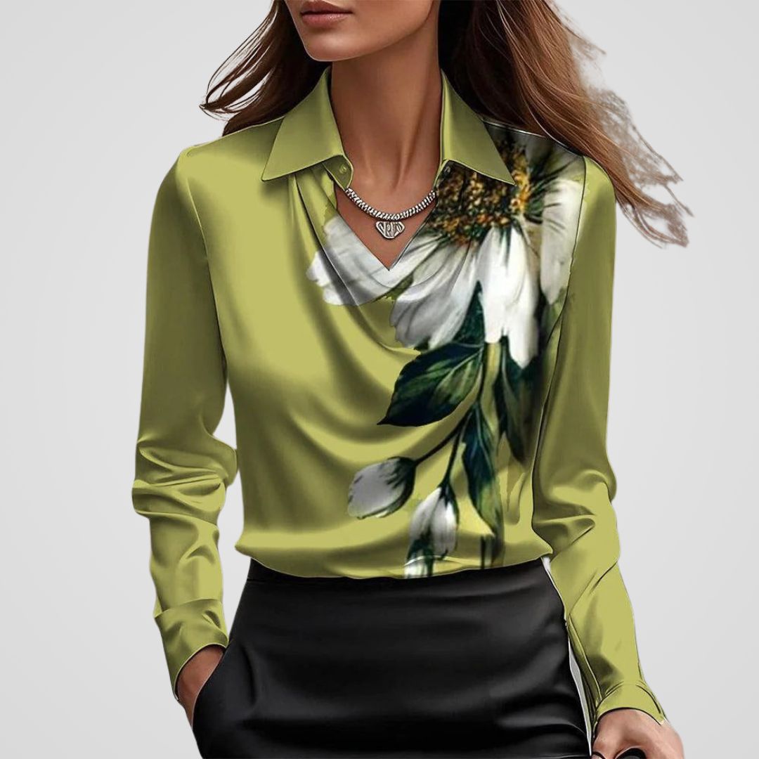 Malvina | Elegant Satin Blouse