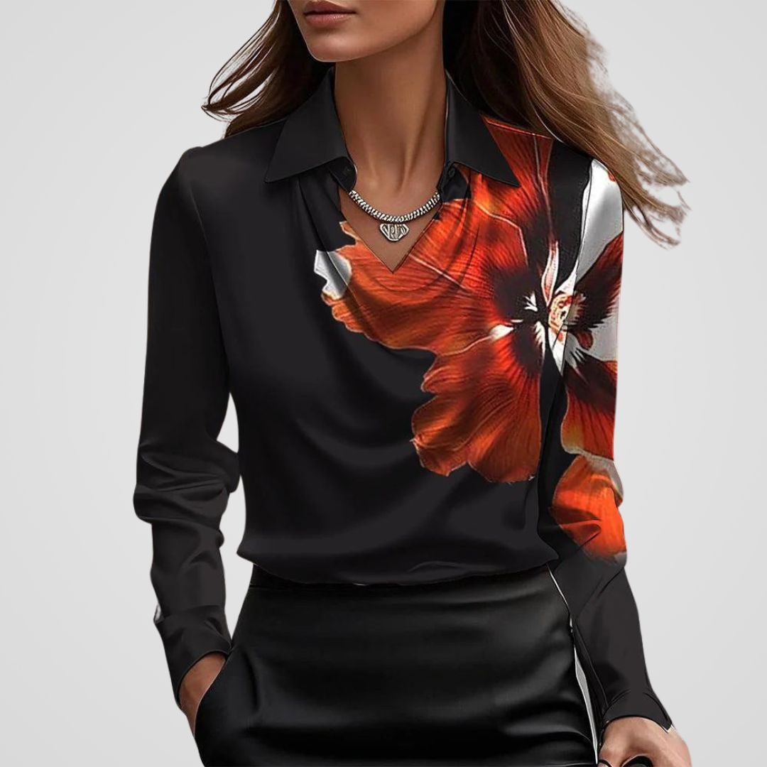 Malvina | Elegant Satin Blouse