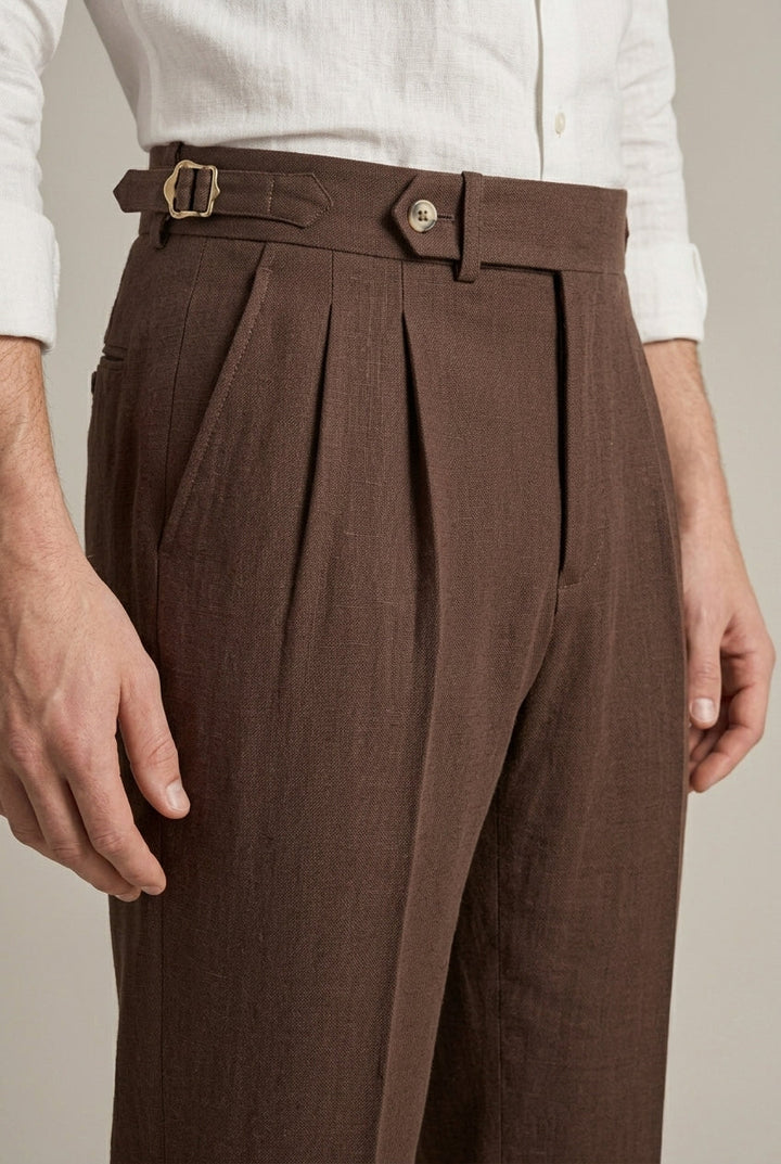 Men’s Casual Dress Pants Straight Fit Office Work Trousers