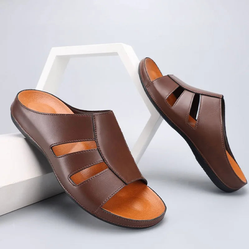 CASTELLO LEATHER SANDALS