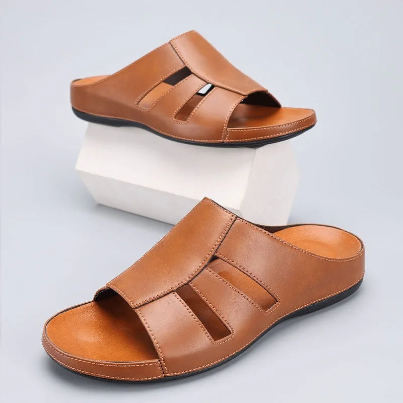 CASTELLO LEATHER SANDALS