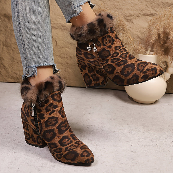 Fleur | Elegant Block-Heel Ankle Boots