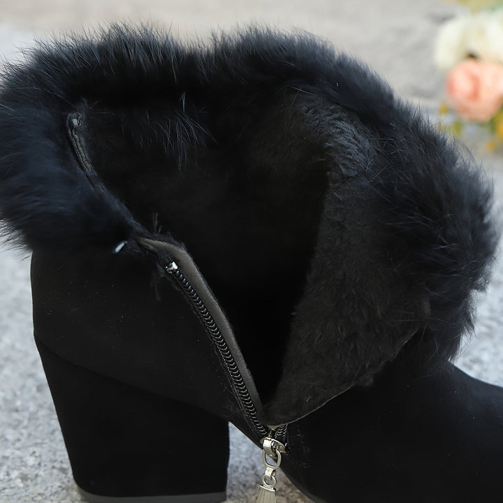 Fleur | Elegant Block-Heel Ankle Boots