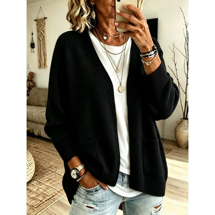 Iris | Relaxed Open-Front Cardigan
