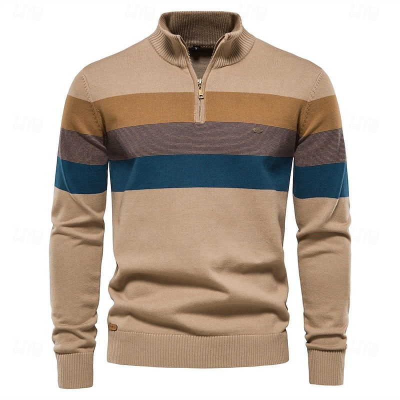 Gerald | Quarter-Zip Knit Sweater