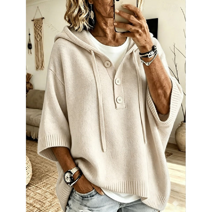 Brooklyn | Relaxed Hooded Knit Sweater