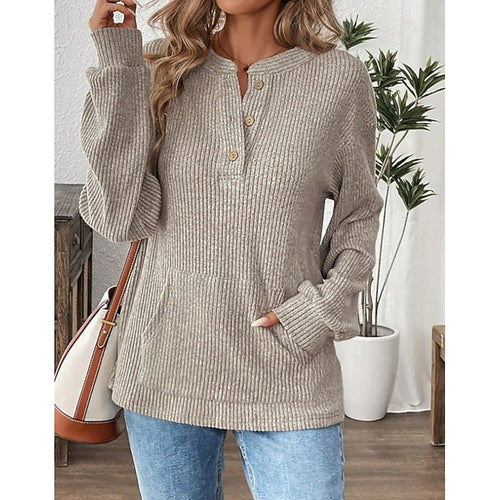Sabine | Relaxed Henley Top