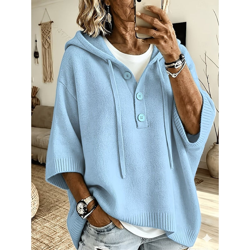 Brooklyn | Relaxed Hooded Knit Sweater