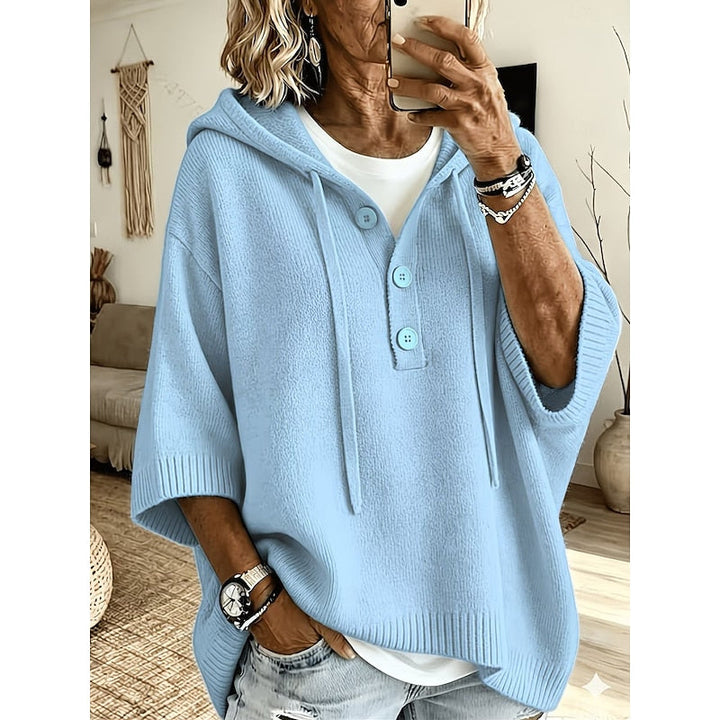 Brooklyn | Relaxed Hooded Knit Sweater
