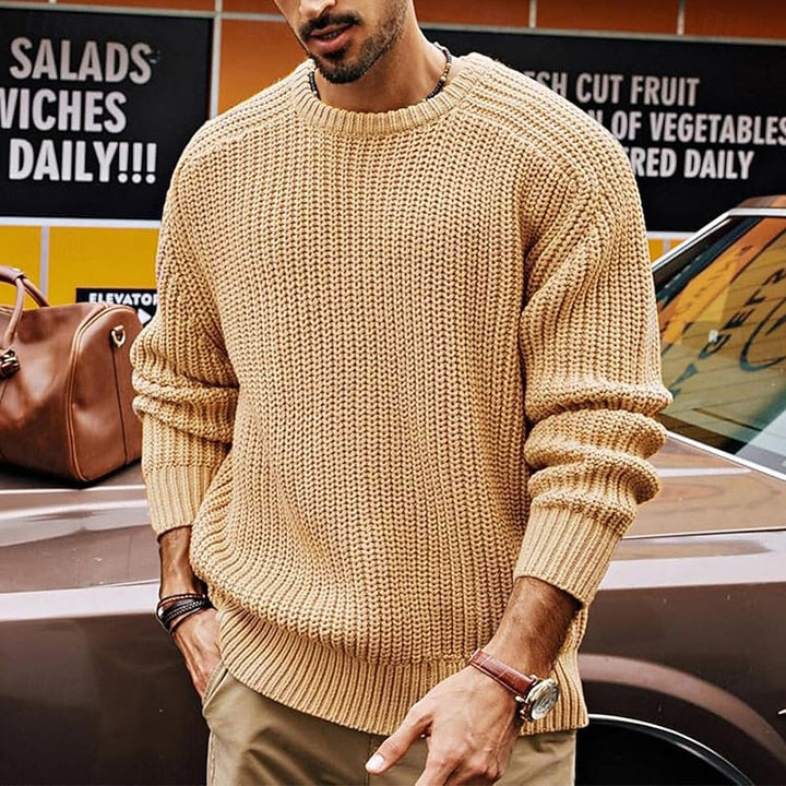 Franklin | Ribbed Round-Neck Sweater