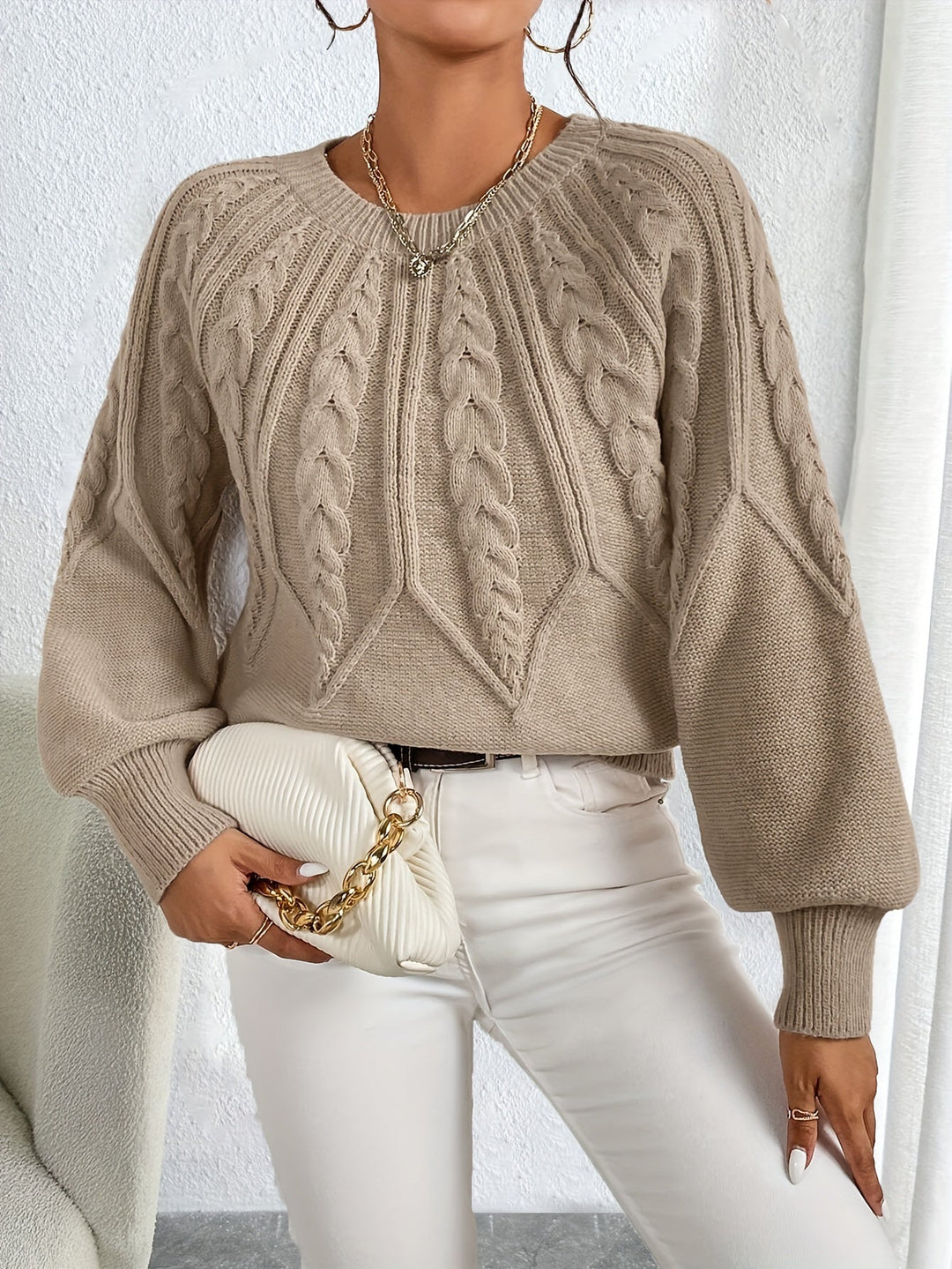 Elsie | Cable-Knit Textured Sweater