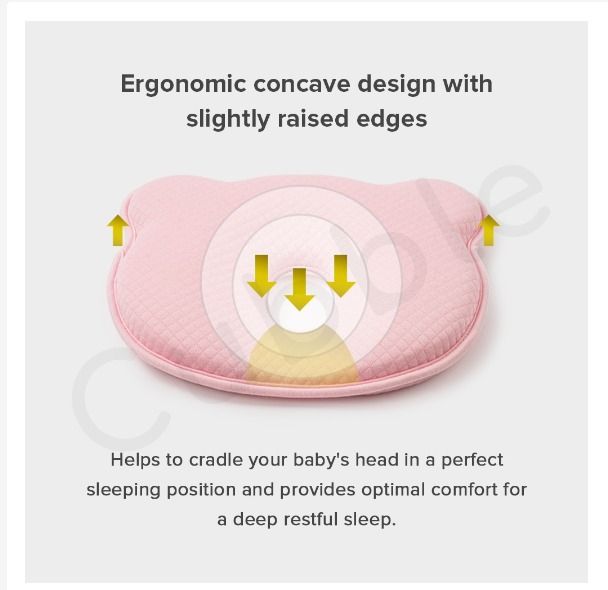 ErgoComfort™ Memory Foam Baby Pillow