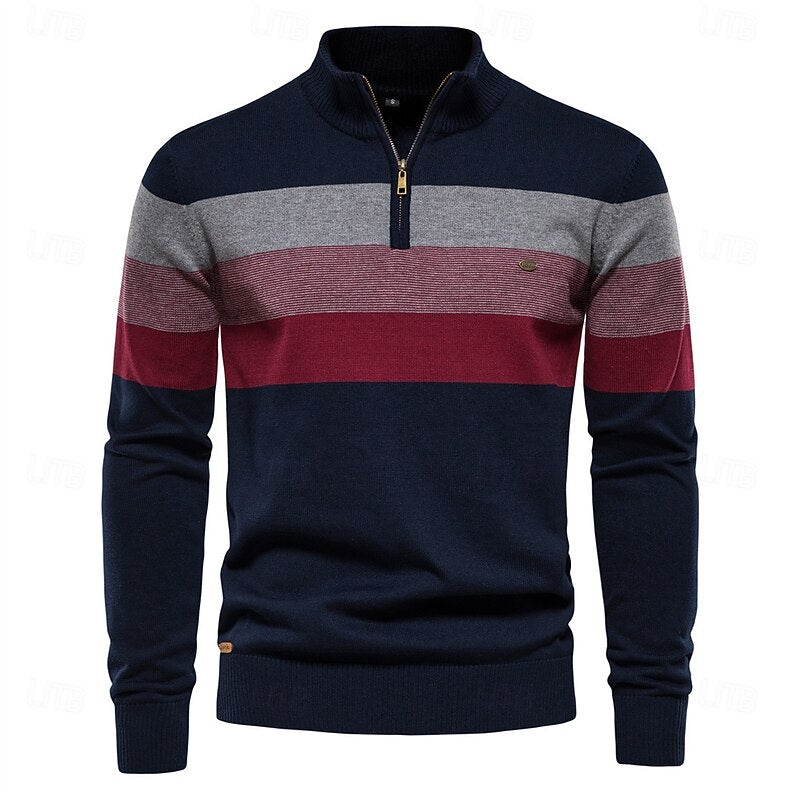 Gerald | Quarter-Zip Knit Sweater