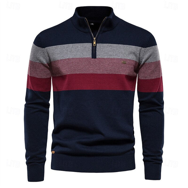 Gerald | Quarter-Zip Knit Sweater