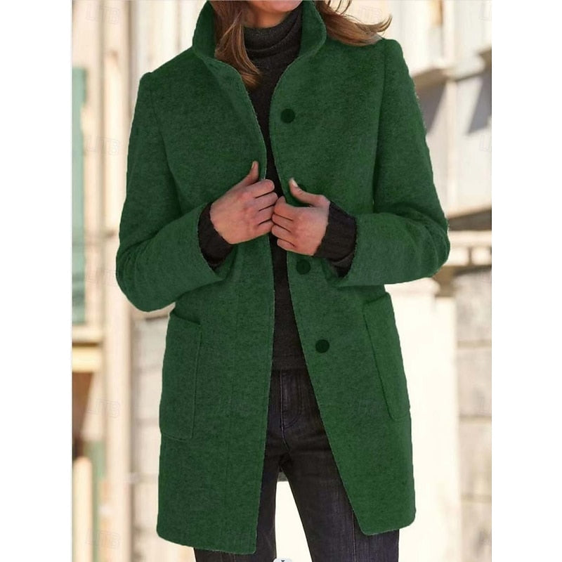 Felicity | Refined Stand-Collar Coat