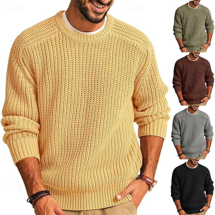 Franklin | Ribbed Round-Neck Sweater