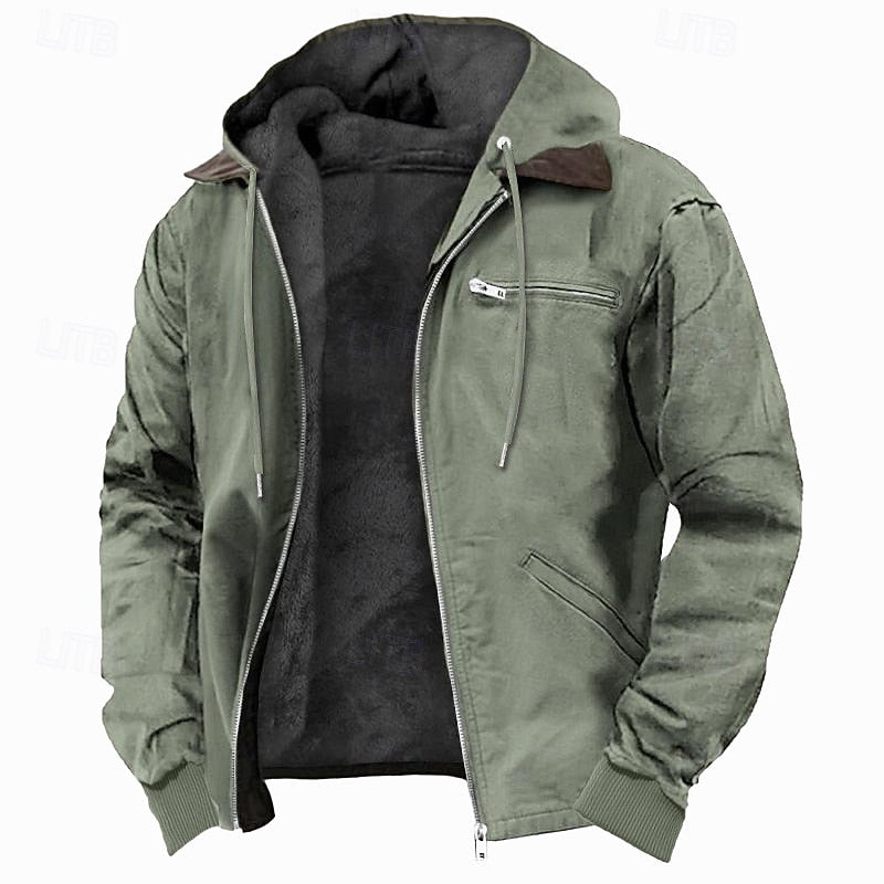Gideon | Fleece-Lined Hooded Jacket