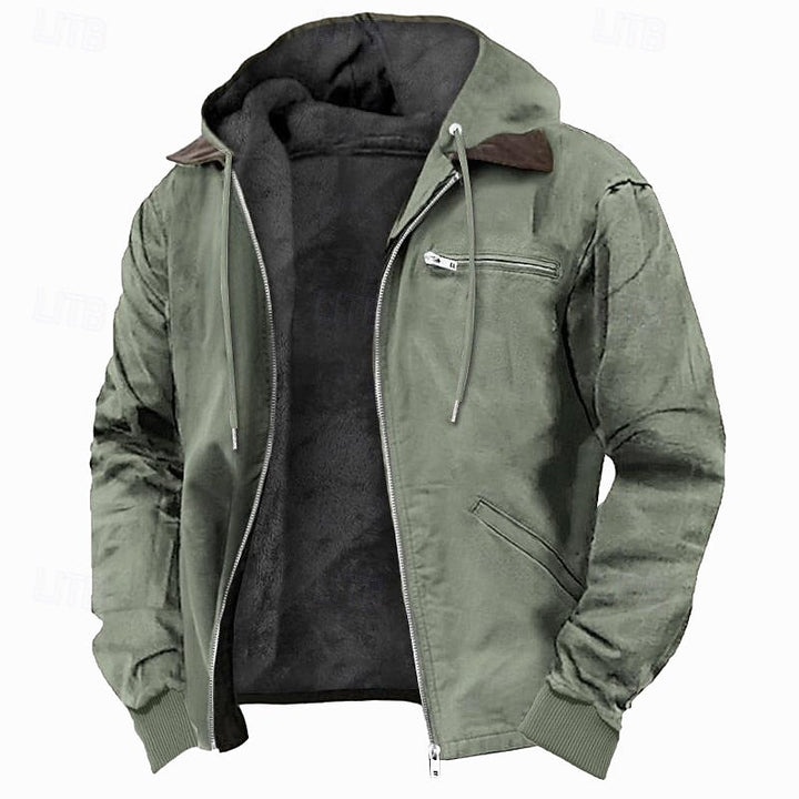 Gideon | Fleece-Lined Hooded Jacket