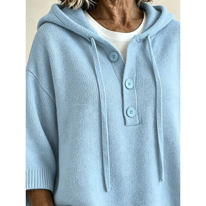Brooklyn | Relaxed Hooded Knit Sweater