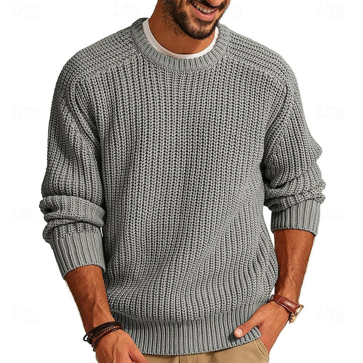 Franklin | Ribbed Round-Neck Sweater