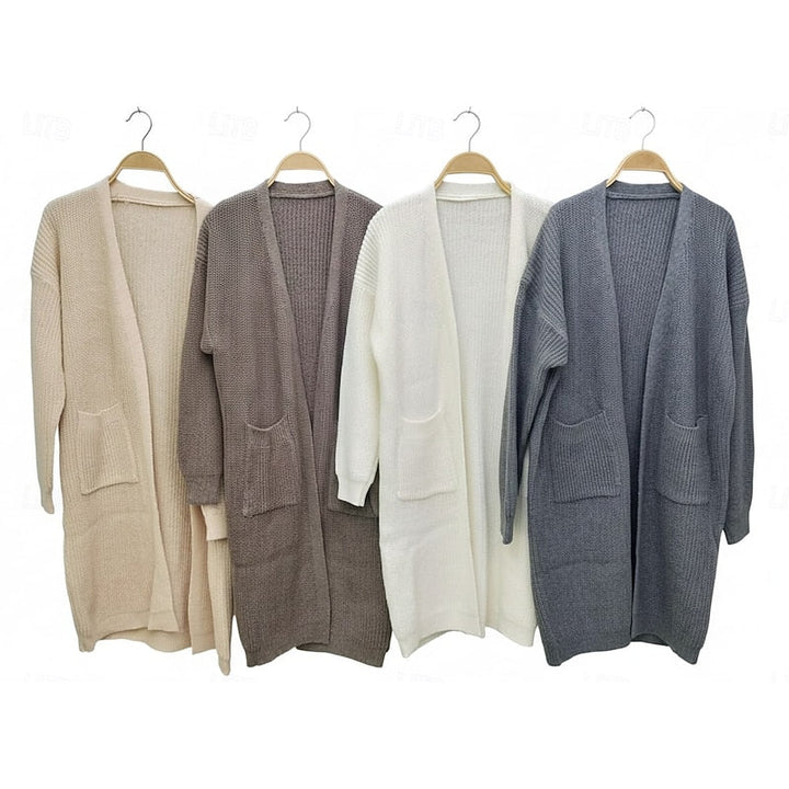 Genevieve | Longline Open-Front Cardigan