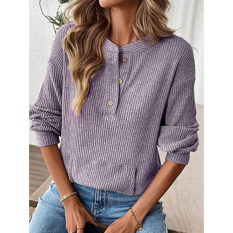 Sabine | Relaxed Henley Top