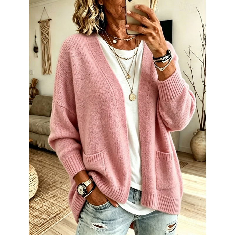 Iris | Relaxed Open-Front Cardigan