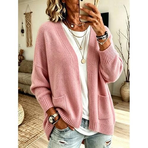 Iris | Relaxed Open-Front Cardigan