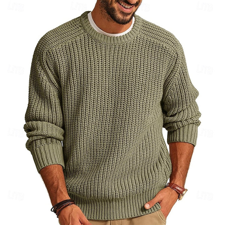 Franklin | Ribbed Round-Neck Sweater